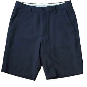 FootJoy Golf Shorts Men's 32W Navy Blue Flat Front‎ Comfort Vacation